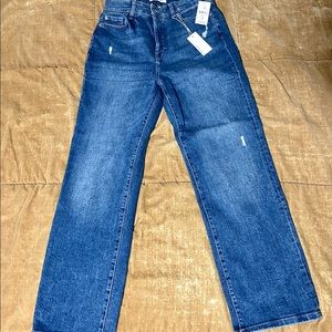 Warp + Weft Aspen Pitken crop straight jeans NWT (sz 29)